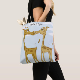 Adorable Giraffe Lovers Tasche