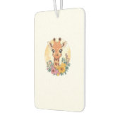 Adorable Giraffe mit Blume _1 Autolufterfrischer (Links)