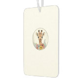 Adorable Giraffe mit Blume Autolufterfrischer (Links)