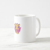 Adorable Giraffe mit Herz-Cartoon-Liebe Kaffeetasse (VorderseiteRechts)