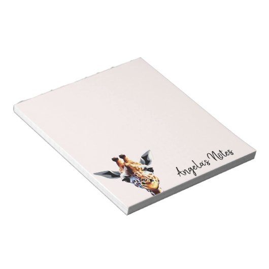 Adorable Giraffe Notizblock (angewinkelt)