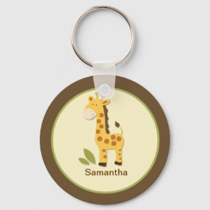 ADORABLE GIRAFFE ZOLLBARER SCHLÜSSELANHÄNGER