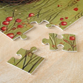Adorable Girl and Bär in Whimsical Forest Puzzle (Seite)