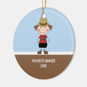 Adorable Girl Ranger Ornament (Links)