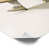 Adorable Girl Walking Dinosauriermauer Poster (Ecke)