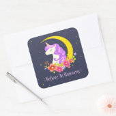 Adorable Glaube an Unicorns Sticker Siegel (Umschlag)