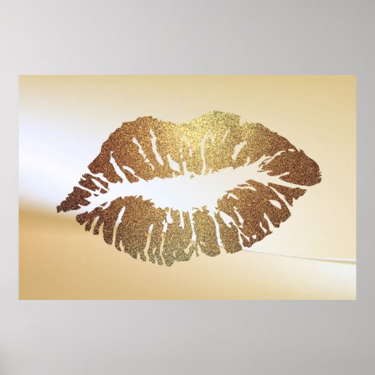 Adorable Glitterie Lips, Kiss Poster (Vorne)