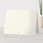 Adorable Gnome Birthday Illustration mit Balloons Karte (Rückseite)