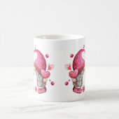 Adorable Gnome Couple Valentine's Day Coffee Tasse (Mittel)