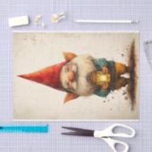 Adorable Gnome mit dem besten Hut! Seidenpapier (Handwerk)