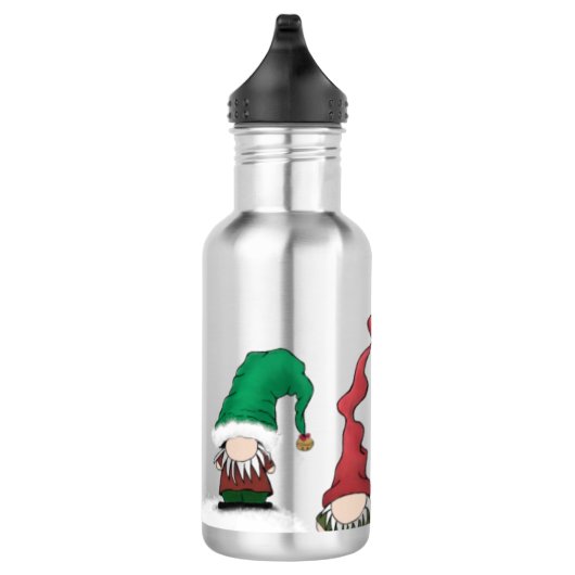 Adorable Gnome Posse Edelstahlflasche (Rechts)