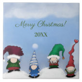 Adorable Gnome Posse Fliese (Vorderseite)