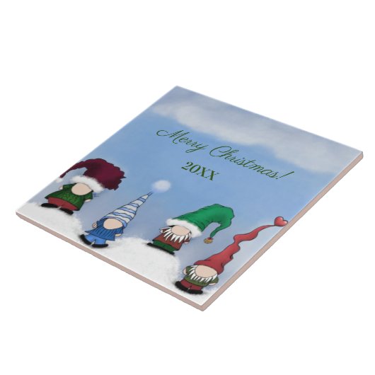 Adorable Gnome Posse Fliese (Seite)