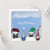 Adorable Gnome Posse Karte (Vorderseite/Rückseite Beispiel)