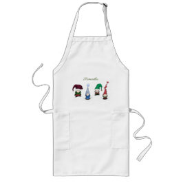 Adorable Gnome Posse Lange Schürze