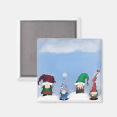 Adorable Gnome Posse Magnet (Vorderseite/Rückseite)