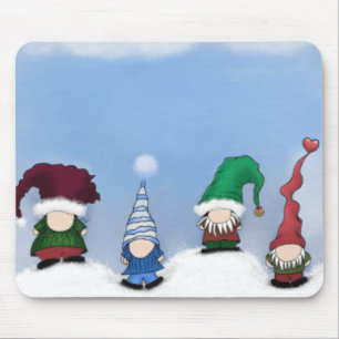 Adorable Gnome Posse Mousepad