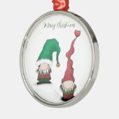 Adorable Gnome Posse Ornament Aus Metall (Links)