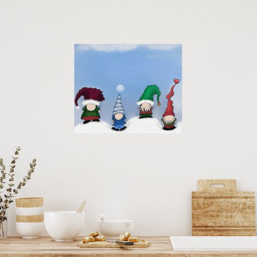 Adorable Gnome Posse Poster (Küche)