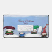 Adorable Gnome Posse Schreibtischunterlage (Tastatur & Maus)