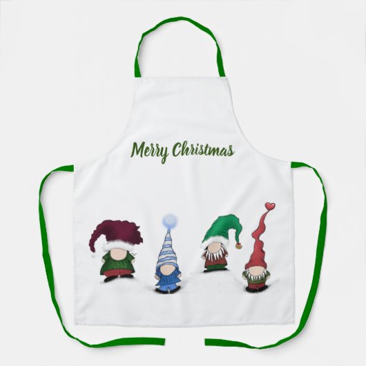 Adorable Gnome Posse Schürze (Vorderseite)