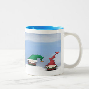 Adorable Gnome Posse Zweifarbige Tasse