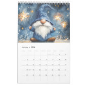 Adorable Gnomes 2026 Single Page Kalender (Jan 2026)