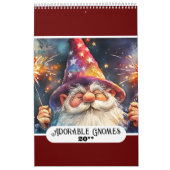 Adorable Gnomes 2026 Single Page Kalender (Titelbild)