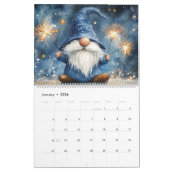 Adorable Gnomes 2026 Zwei Seiten groß Kalender (Jan 2026)