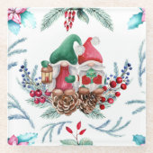 Adorable Gnomes Glasuntersetzer (Vorderseite)