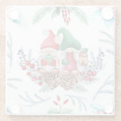 Adorable Gnomes Glasuntersetzer (Rückseite)