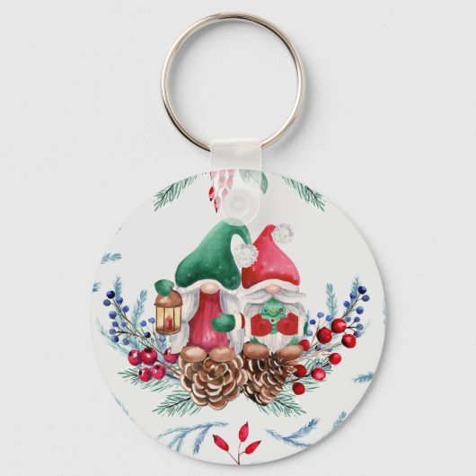Adorable Gnomes Schlüsselanhänger (Vorderseite)