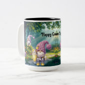 Adorable Gnomes Zweifarbige Tasse (Vorderseite Links)