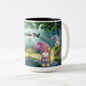 Adorable Gnomes Zweifarbige Tasse (VorderseiteRechts)