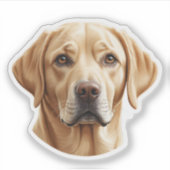 Adorable Golden Retriever Puppy Sticker - Niedlich (Vorderseite)