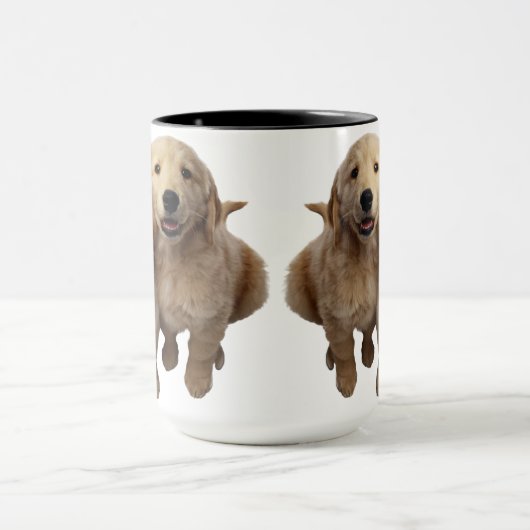 "Adorable Golden Retriever Welpen Tasse** Tasse (Zentrum)