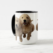 "Adorable Golden Retriever Welpen Tasse** Tasse (Vorderseite Links)