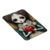 Adorable Gothic Valentine Doll Magnet (Rechte Seite)
