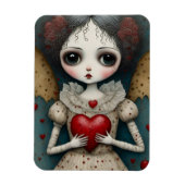Adorable Gothic Valentine Doll Magnet (Vertikal)