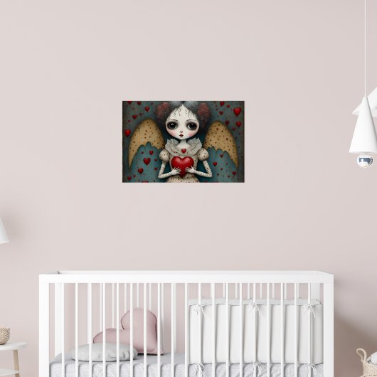 Adorable Gothic Valentine Doll Poster (Kinderzimmer 2)