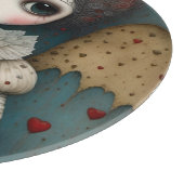 Adorable Gothic Valentine Doll Schneidebrett (Ecke)