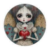 Adorable Gothic Valentine Doll Schneidebrett (Vorderseite)