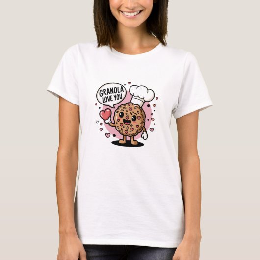 Adorable Granola Graphics for Breakfast Fans T-Shirt (Vorderseite)