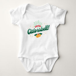 "Adorable Graphic Design that Captures" " Baby Strampler