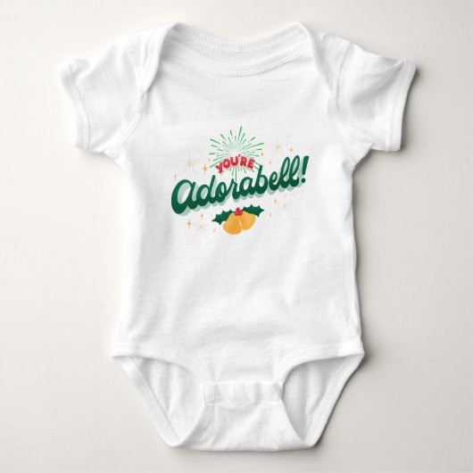 "Adorable Graphic Design that Captures" " Baby Strampler (Vorderseite)