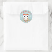 Adorable Graphic Owl Danke Stickers (Tasche)