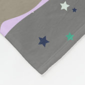 Adorable graue Muster Kinder Fleecedecke (Ecke)