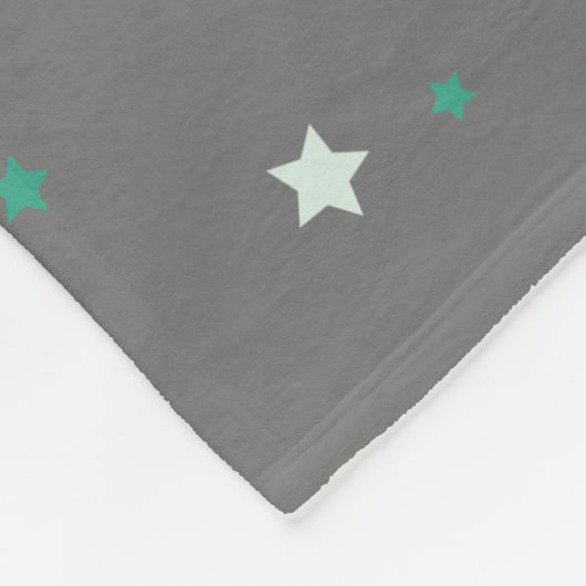 Adorable graue Muster Kinder Fleecedecke (Ecke)