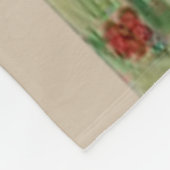 Adorable graue Tabby Kätzchen in Basketballkörben Fleecedecke (Ecke)