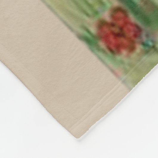 Adorable graue Tabby Kätzchen in Basketballkörben Fleecedecke (Ecke)